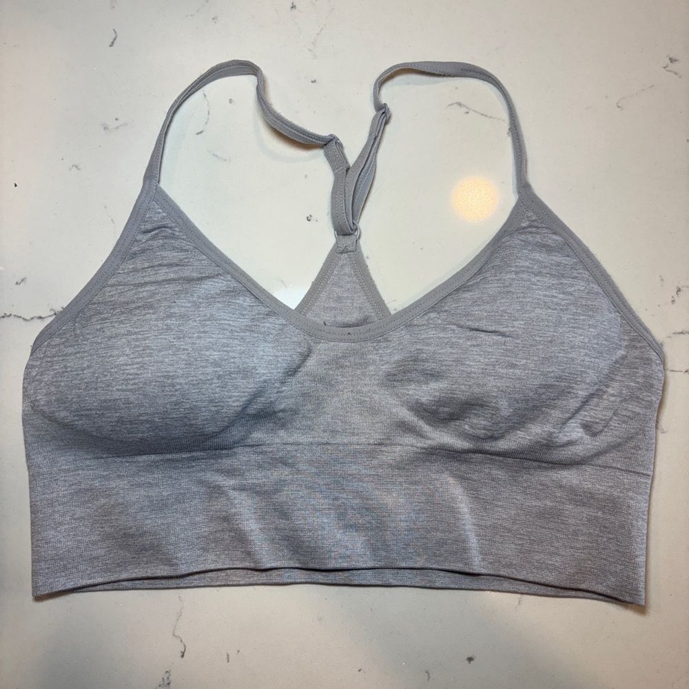 Felina Light Gray Sports Bra